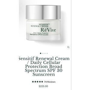 New Sealed ReVive Sensitif Renewal Cream Moisturizer 1.7oz